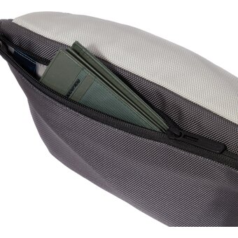  Сумка Piquadro Brief2 Special CA2174BR2S/GRN нейлон, серый/черный 