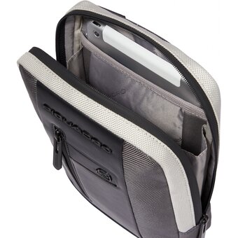  Сумка Piquadro Brief2 Special CA3084BR2S/GRN нейлон, серый/черный 