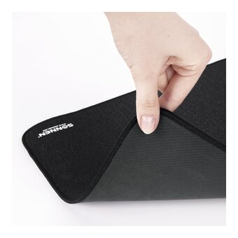  Коврик для мыши Sonnen 513315 WIde Range резина + ткань, 870х350х4мм, чёрный 