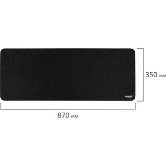  Коврик для мыши Sonnen 513315 WIde Range резина + ткань, 870х350х4мм, чёрный 
