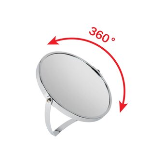  Зеркало настольное BRABIX 607421 рамка из нержавеющей стали 