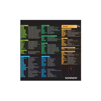  Коврик для мыши Sonnen Hot Keys 513961 800х400х3мм 