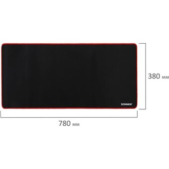  Коврик для мыши Sonnen c Cyber Outlaw 2.0 513960 780х380х3мм, черный 