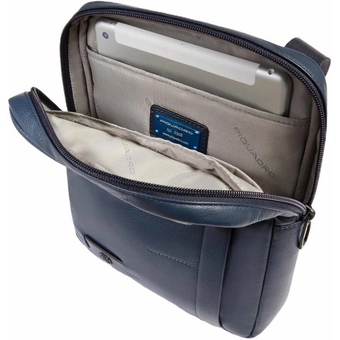  Сумка Piquadro Russel CA1816W137/BLU мужская, кожа натуральная, синий 