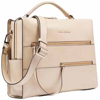  Деловая сумка Piquadro Patricia CA6774W140/BE кожа натуральная, бежевый 