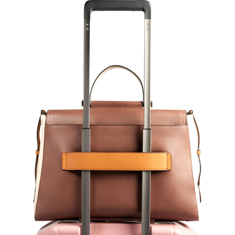  Деловая сумка Piquadro Circle BD6778W92/MBE женская, кожа натуральная, коричневый/бежевый 