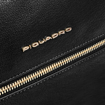  Сумка Piquadro Patricia CA6776W140/N женская, кожа натуральная, черный 