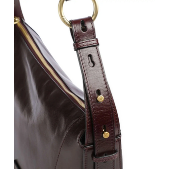  Сумка The Bridge Fedora 04320401/YF женская, кожа натуральная, бургунди 