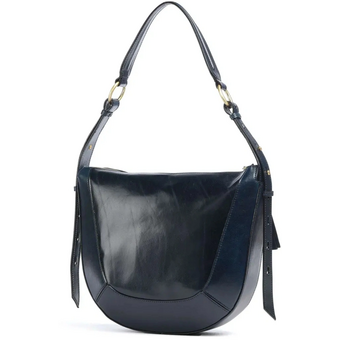  Сумка The Bridge Fedora 04320401/YH женская, кожа натуральная, темно-синий 