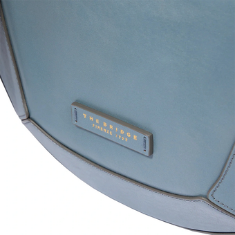  Сумка The Bridge Fedora 04320501/KP женская, кожа натуральная, голубой 