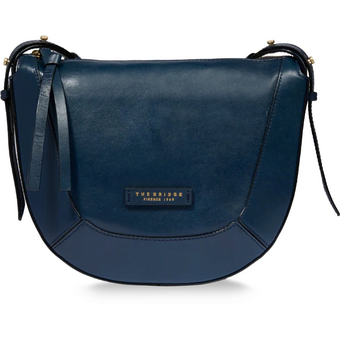  Сумка The Bridge Fedora 04320501/YH женская, кожа натуральная, темно-синий 