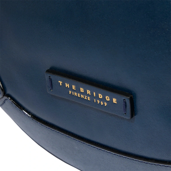  Сумка The Bridge Fedora 04320501/YH женская, кожа натуральная, темно-синий 