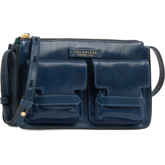  Сумка The Bridge Lucrezia 04150501/YH женская, кожа натуральная, темно-синий 