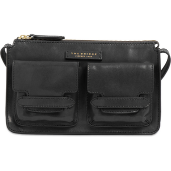  Сумка The Bridge Lucrezia 04150501/30 женская, кожа натуральная, черный 