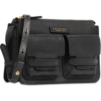  Сумка The Bridge Lucrezia 04150501/30 женская, кожа натуральная, черный 