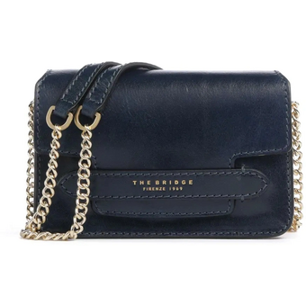  Сумка The Bridge Lucrezia 04121401/YH женская, кожа натуральная, темно-синий 