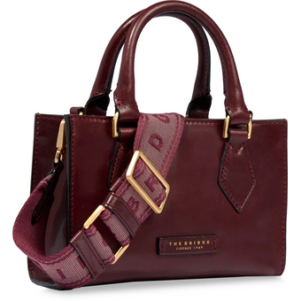  Сумка The Bridge Ida 04100501/YF женская, кожа натуральная, бордовый 