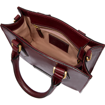  Сумка The Bridge Ida 04100501/YF женская, кожа натуральная, бордовый 