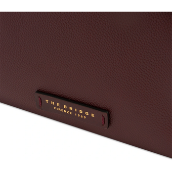  Сумка The Bridge Ines 045535EN/YF женская, кожа натуральная, бордовый 