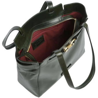  Сумка The Bridge Isotta 04642501/I2 женская, кожа натуральная, темно-зеленый 