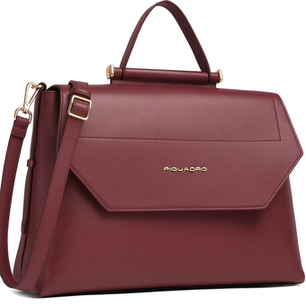  Деловая сумка Piquadro Circle BD6778W92/BO женская, кожа натуральная, сливовый 