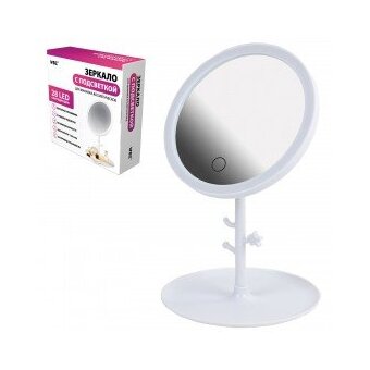  Зеркало настольное BRABIX 609330 белый 