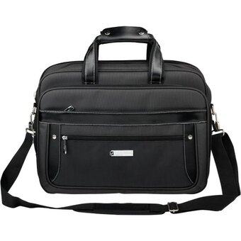  Сумка портфель BRAUBERG 240509 Carbon 31х41х13см черная 