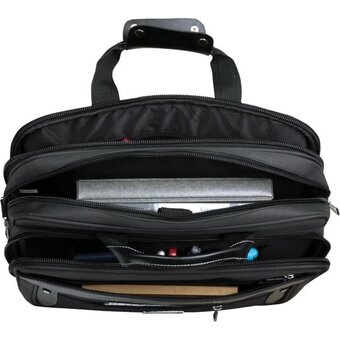  Сумка портфель BRAUBERG 240509 Carbon 31х41х13см черная 