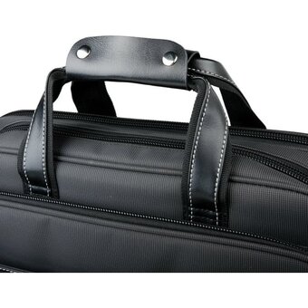  Сумка портфель BRAUBERG 240509 Carbon 31х41х13см черная 