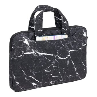  Сумка портфель BRAUBERG 270835 Style 26х36х3см 1Marble черная 