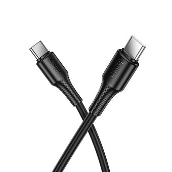  Дата-кабель HOCO X120 Beneficio 60W charging data cable C to C черный 