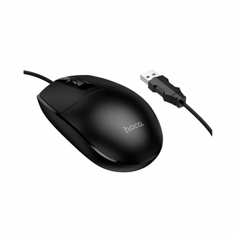  Мышь HOCO GM50 League business wired mouse черный 