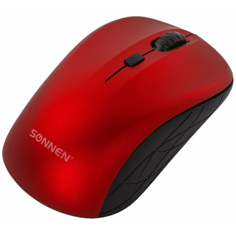  Мышь беспроводная SONNEN V-111 (513520) красная 