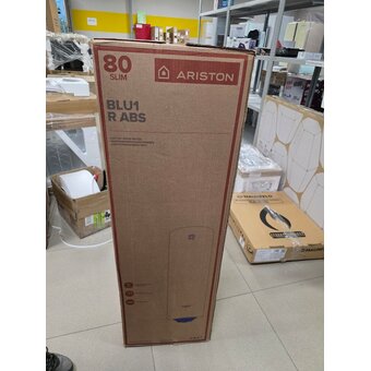  УЦ Водонагреватель Ariston BLU1 R ABS 80 V Slim (плохая упаковка, малая вмятина на корпусе) 