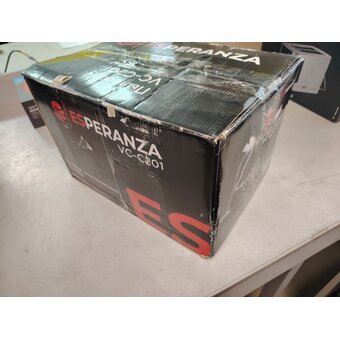  УЦ Пылесос ESPERANZA VC-C201 оранжевый (плохая упаковка, б/у, нет документации, ремонт мотора) 