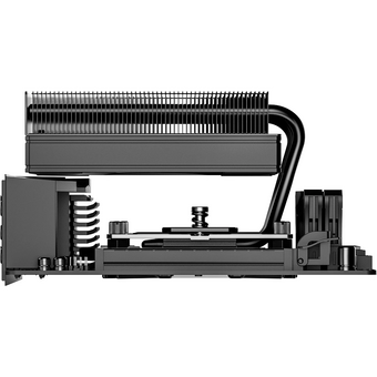  Кулер ID-COOLING IS-77-XT Black LGA1851/1700/1200/115X/AM5/AM4 низкопрофильный высота 77mm (TDP 150W, PWM, 6 тепл.трубок + медная база) 