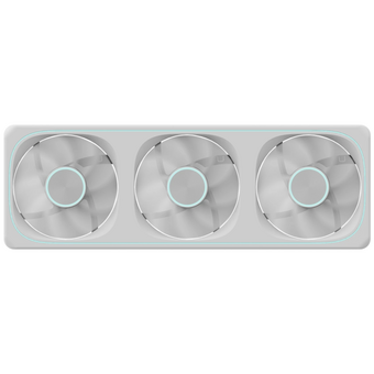  Вентилятор Formula V Line Air Fusion 3 WH Reverse, 360x120x28mm, ARBG 3pin + PWM 4pin, 500-1800 RPM, 37.83 DBA MAX, Hydro Bearing 