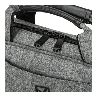  Сумка портфель BRAUBERG 272613 Office 34х44х6см светло-серый меланж 