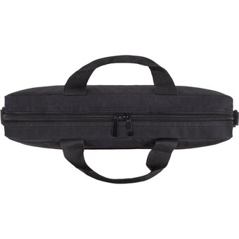  Сумка портфель BRAUBERG 272603 Practical 29х40х7см Blue line, черная 