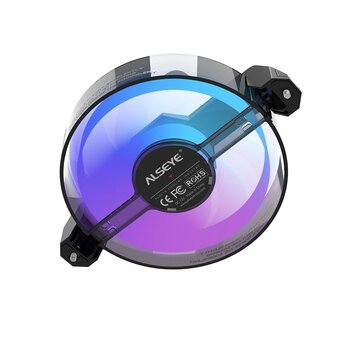  Вентилятор ALSEYE Φ12(DM12)-B (Clear Frame) (AS.04.10.0003) 