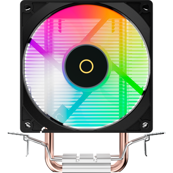  Кулер Ocypus Gamma A20 BK ARGB, 92mm FARGB Fan, Top FARGB Panel, 2 Heat pipes, 3-pin, 1900 RPM, 21DBA, Hydro Bearing, LGA115X/1200/1700 