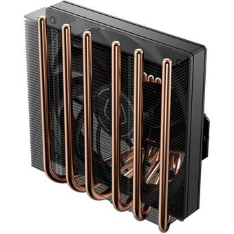 Кулер ID-COOLING IS-77-XT Black LGA1851/1700/1200/115X/AM5/AM4 низкопрофильный высота 77mm (TDP 150W, PWM, 6 тепл.трубок + медная база) 