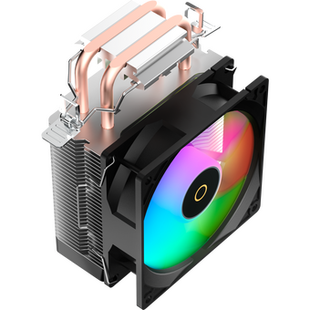  Кулер Ocypus Gamma A20 BK ARGB, 92mm FARGB Fan, Top FARGB Panel, 2 Heat pipes, 3-pin, 1900 RPM, 21DBA, Hydro Bearing, LGA115X/1200/1700 