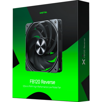  Вентилятор XASTRA FB120 reverse (FB120-1BA-SRX) 120x120x25мм (PWM, black) Color BOX 