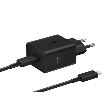  УЦ СЗУ Samsung EP-T4511XBE 45W 2pin USB-C + Кабель Type-C to Type-C Черный (плохая упаковка) 