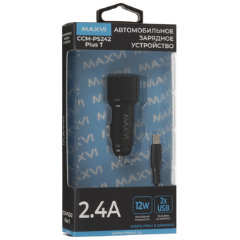  АЗУ Maxvi CCM-PS242 Plus T black 