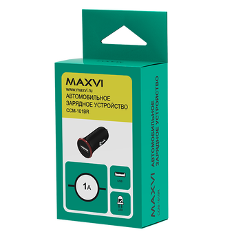  АЗУ Maxvi CCM-101BR черно-красный 