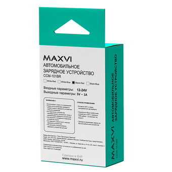  АЗУ Maxvi CCM-101BR черно-красный 