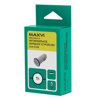  АЗУ Maxvi CCM-101WB бело-синий 