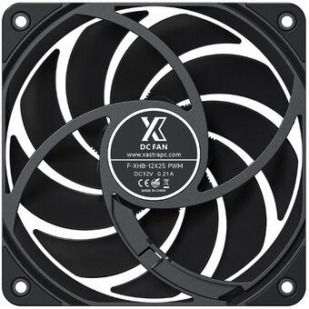  Вентилятор XASTRA FB120 (FB120-1BA-SXX) 120x120x25мм (PWM, black) Color BOX 
